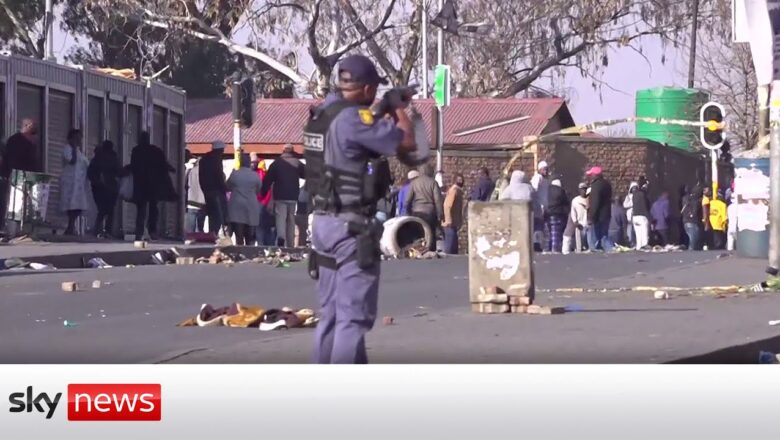 Riots in South Africa over jailing of ex-president Jacob Zuma