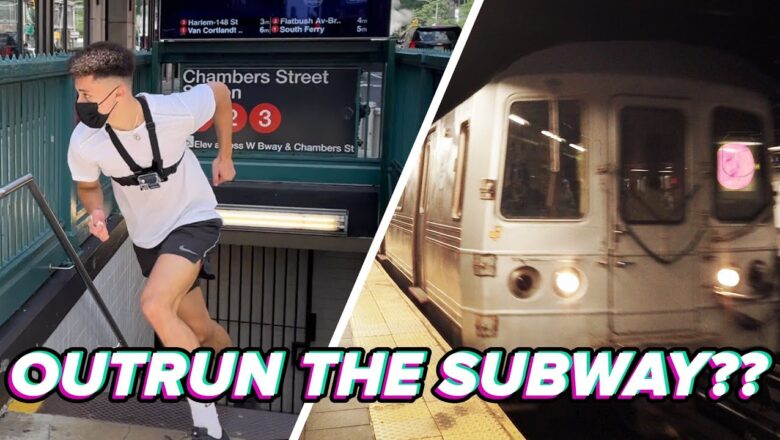 Track Star Races The NYC Subway