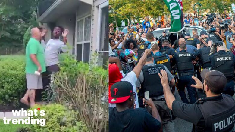 White Man’s Racist Rant Dared Neighborhood to “Come See Me” & Dozens Did