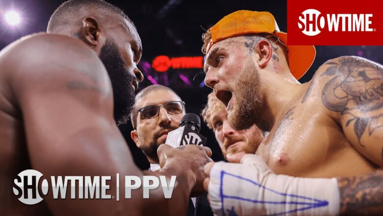 Jake Paul & Tyron Woodley Talk Rematch During Post-Fight Interview | SHOWTIME PPV