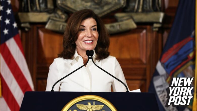 Kathy Hochul sworn in as New York’s first female governor | New York Post