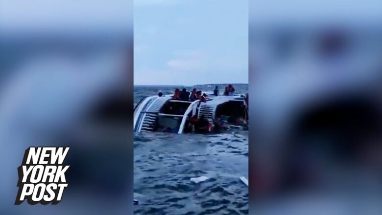 Man dies after party boat capsizes during storm on Texas lake | New York Post