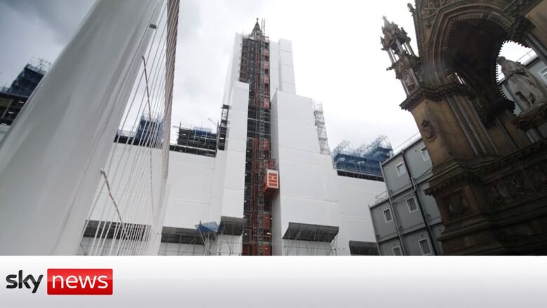 Manchester’s Town Hall undergoes £300m restoration project