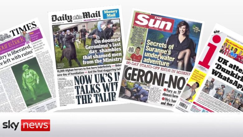 Press preview: A first look at Wednesday’s newspapers