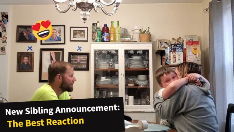 US boy has the BEST reaction to finding out he will be a big brother!