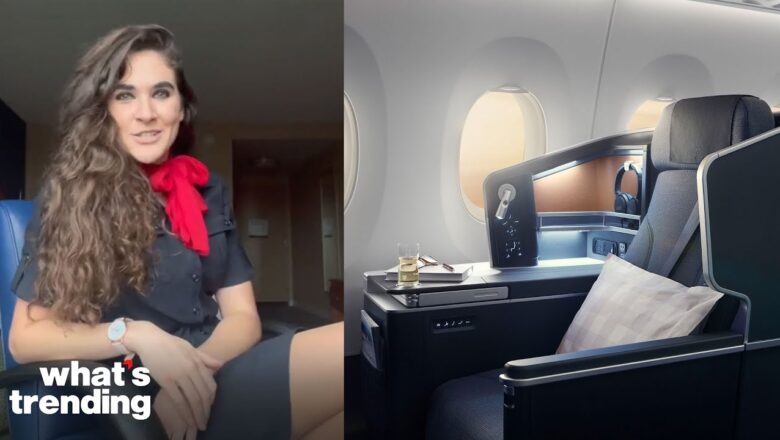 Viral TikTok Flight Attendant Answers FAQ’s on Getting First Class for Free