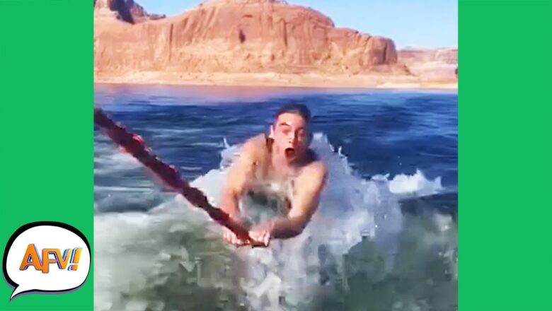 When You CAN’T LET GO of the FAIL! ? | Best Funny Water Fails | AFV 2021