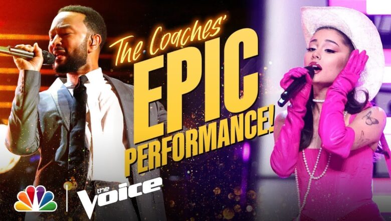 Ariana, Kelly, John and Blake Deliver an Incredible Coach Performance | The Voice 2021