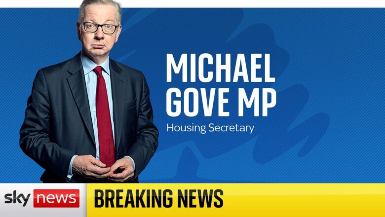 BREAKING: Michael Gove replaces Robert Jenrick as Housing Secretary