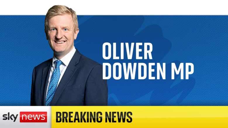 BREAKING: Oliver Dowden goes from culture secretary to cabinet office minister