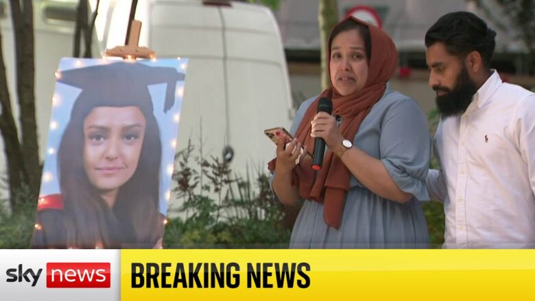 Breaking: Sabina Nessa’s sister pays tribute at vigil