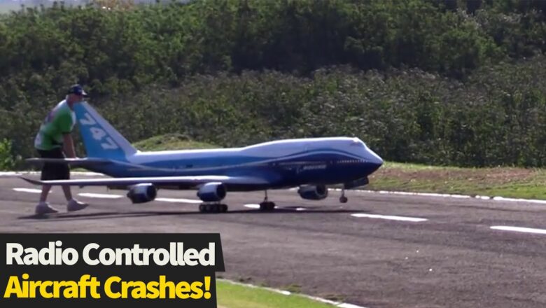 Huge Radio Controlled Aircraft Loses Wing And Crashes!