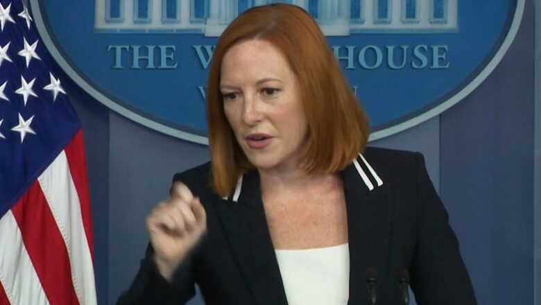 Jen Psaki fires back at male report’s abortion question