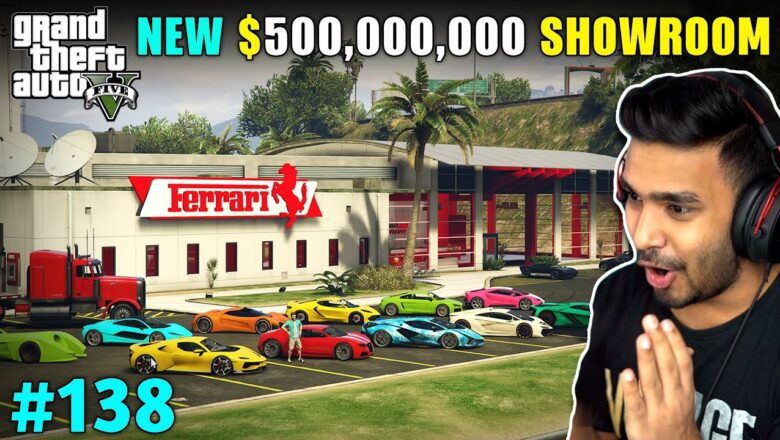 MICHAEL’S NEW CAR SHOWROOM | GTA V GAMEPLAY #138