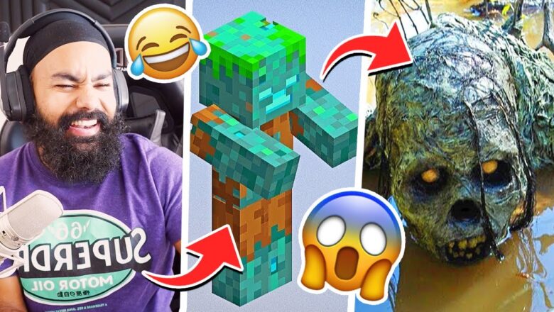 MINECRAFT MOBS IN REAL LIFE