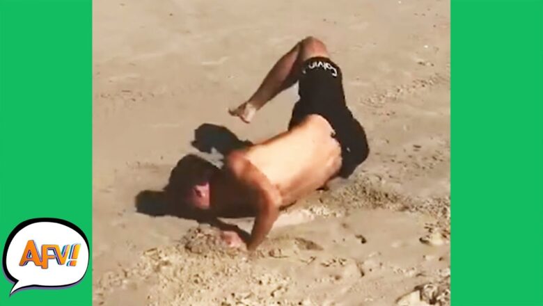 One FLIPPED FAIL With a Side Order of SAND, Coming Right Up! ? | Best Funny Workout Fails | AFV 2021