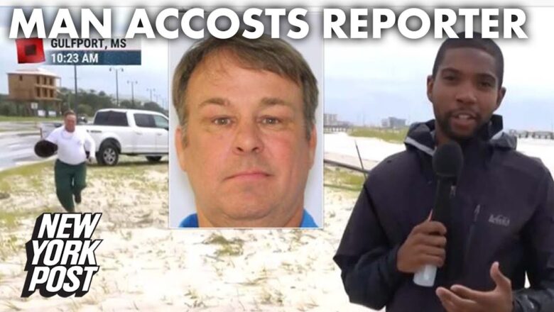 Video shows angry man accosts NBC reporter during Ida segment | New York Post