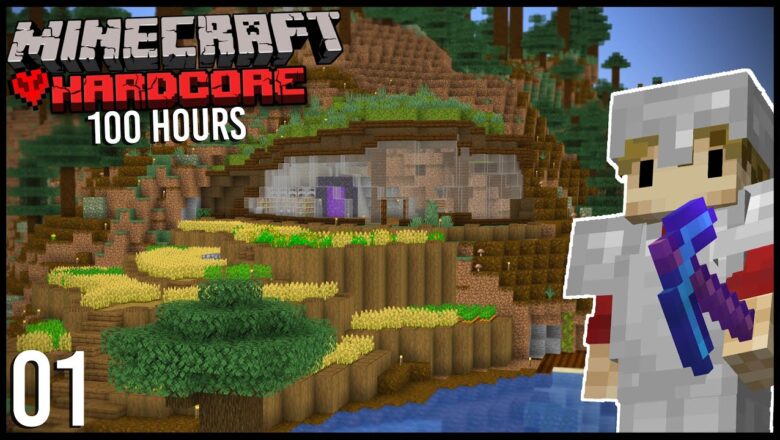 100 Hours In Minecraft Hardcore: Episode 1