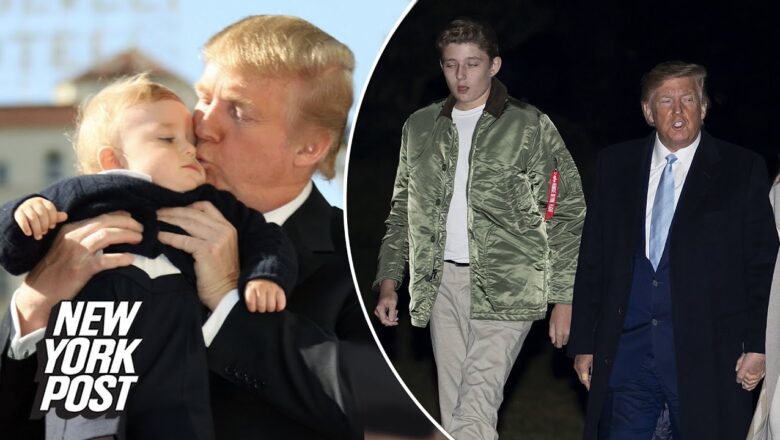 Before Barron towered over Donald Trump | New York Post