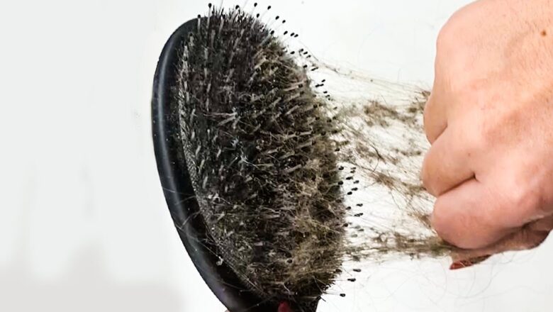 Cleaning My Hair Brush For The First Time Ever