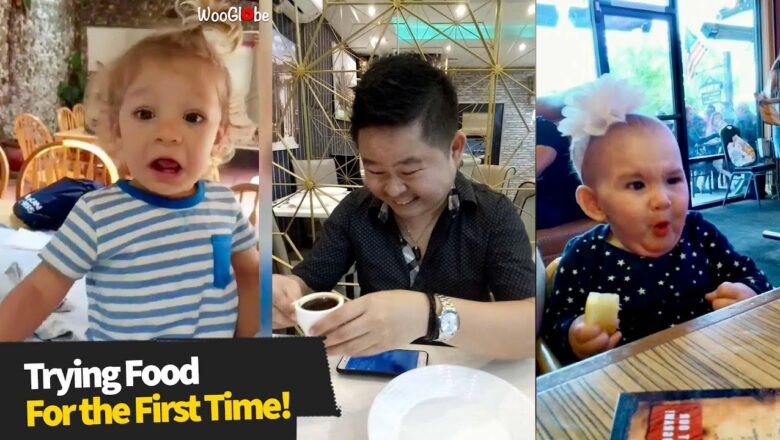 Cute Kids Trying Foods For The First Time