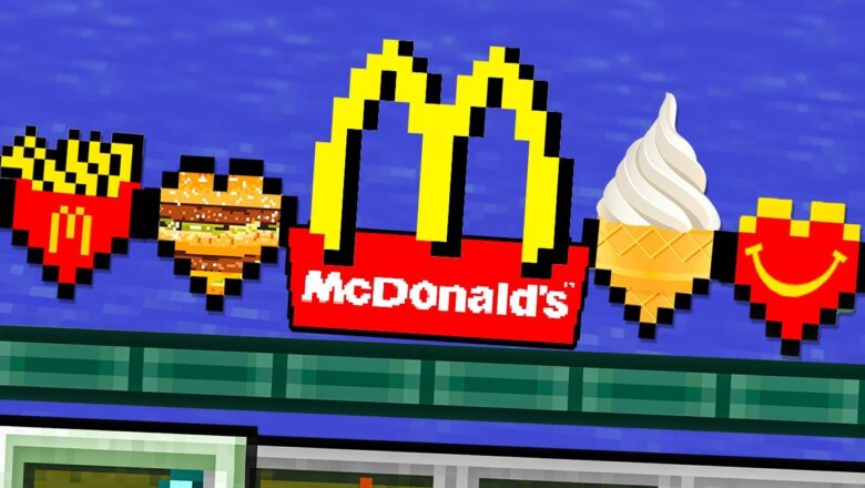 Minecraft But There Are McDonalds Hearts