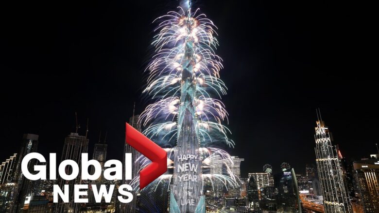 New Year’s 2022: Dubai puts on dazzling fireworks, laser show at Burj Khalifa