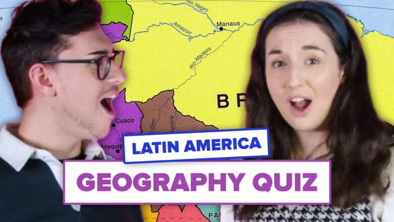 People Try To Label A Map Of Latin America