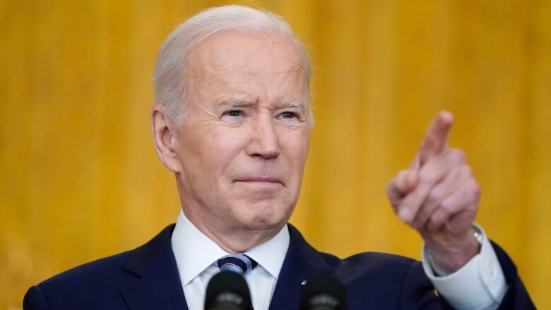 Biden takes questions after Russian invasion | “He’s going to test the resolve of the West”