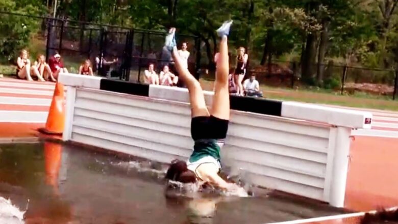 Girl Crashes Into Steeplechase | 21 Women Fails In Sports