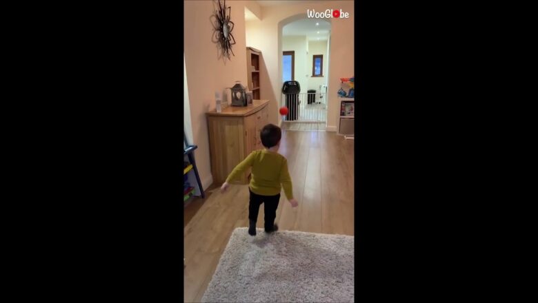 Three-year-old Welsh boy shows off impressive football skills