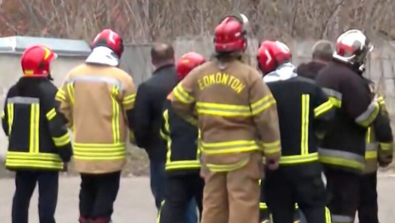 Alta. firefighter jacket donated to emergency workers in Ukraine sparks conspiracy theories online