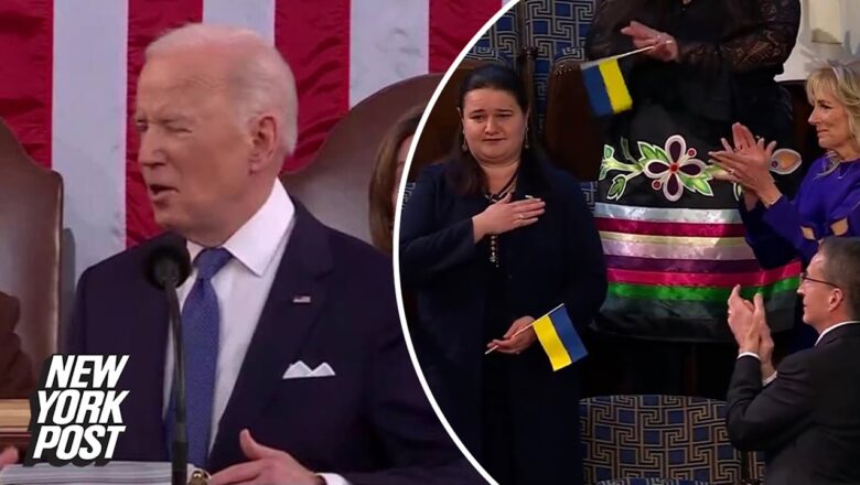 Biden slams Putin’s invasion of Ukraine in SOTU, ambassador gets standing-O | New York Post