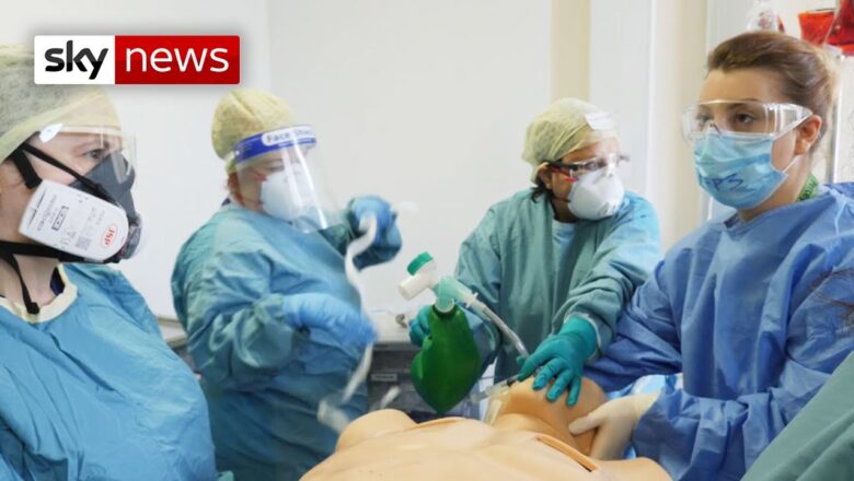Coronavirus: inside a UK hospital where tough choices are made every minute