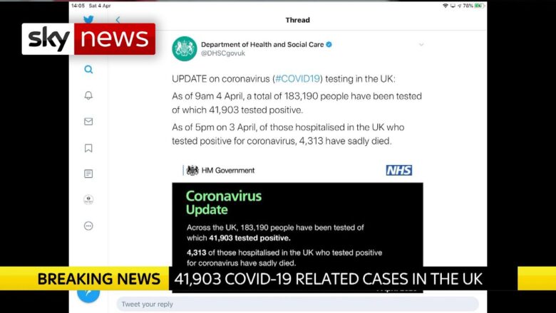 Coronavirus: UK deaths rise by 708