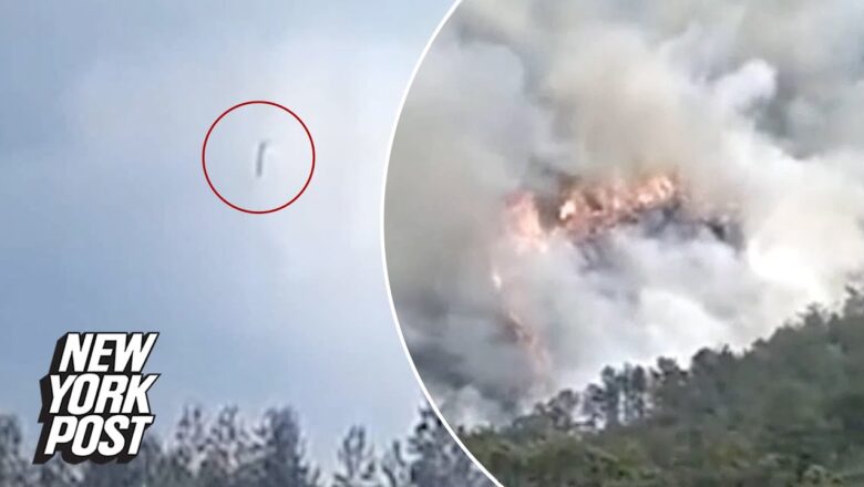 Footage shows moment China Eastern Boeing 737 nosedives before fiery crash | New York Post