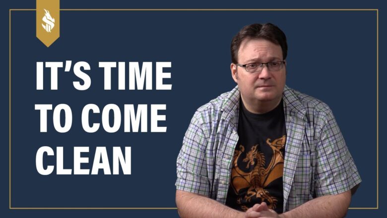 It’s Time to Come Clean — Brandon Sanderson