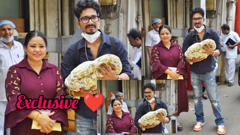 Bharti Singh & Harsh Limbachiya Leaving from Breach Candy Hospital With their New Born Baby Boy ??