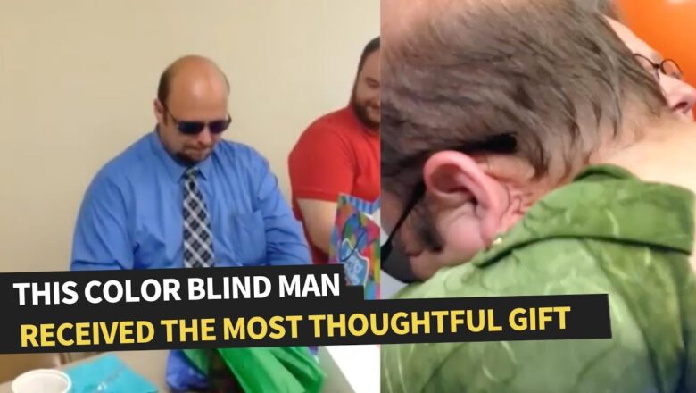 Color Blind Man Gets Emotional After Seeing Color For The First Time