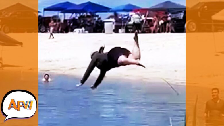 OOF! She Went FACE FIRST Into the FLOP! ? | Best Funny Fails | AFV 2022