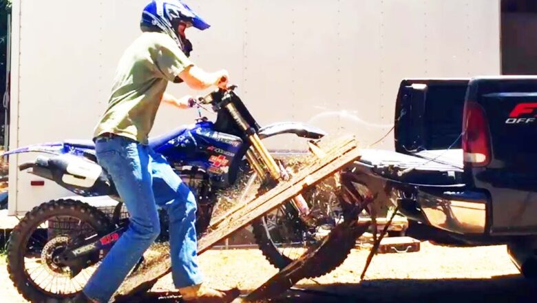 Dirt Bike Destroys Ramp | Viral Videos Of The Week