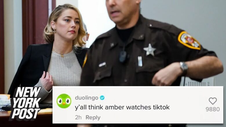 Duolingo under fire for ‘insensitive’ Amber Heard v. Johnny Depp joke | New York Post