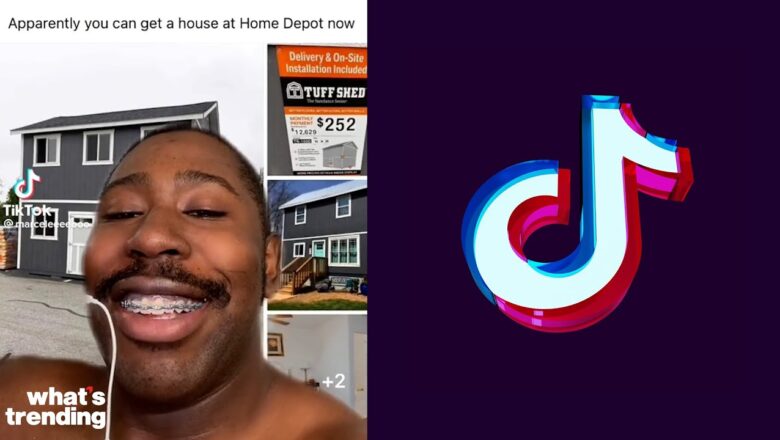 Gen-Z Living in Home Depot Shed in VIRAL TikTok | What’s Trending Explained