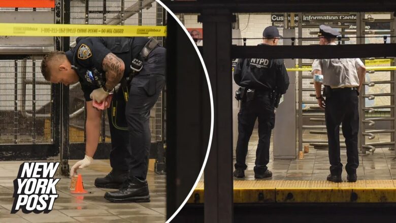 Multiple shots fired during fight on NYC subway, nobody hit | New York Post