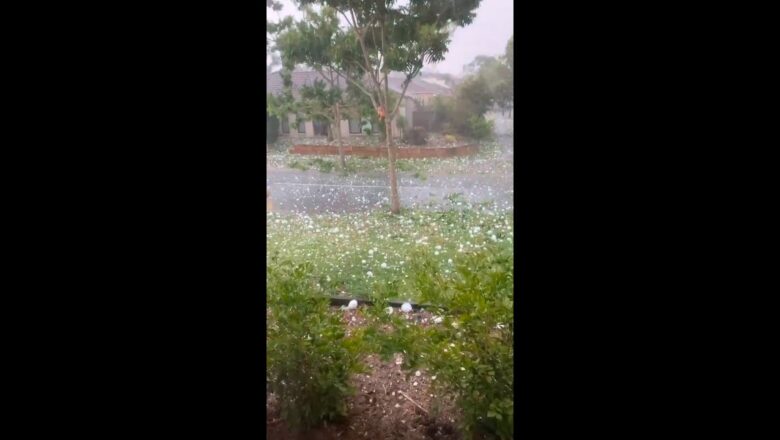 This has to unbelievably crazy!???? Hailstorm #ClimateChange #Strange#TiH #ThisIsHappening