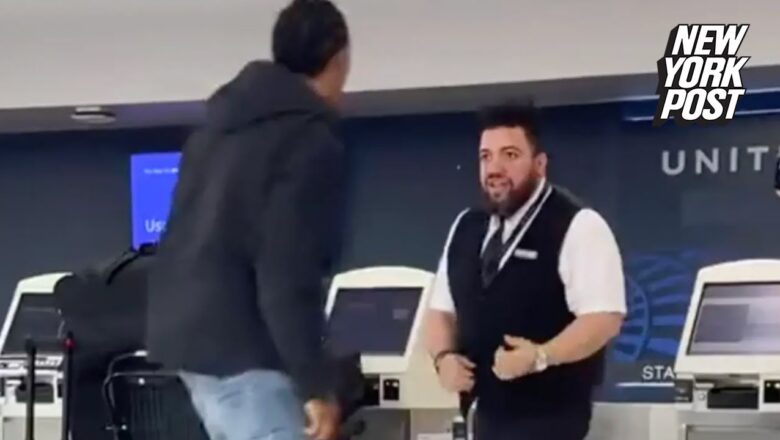 United Airlines worker fired after brawl with ex-NFL player at Newark Airport | New York Post