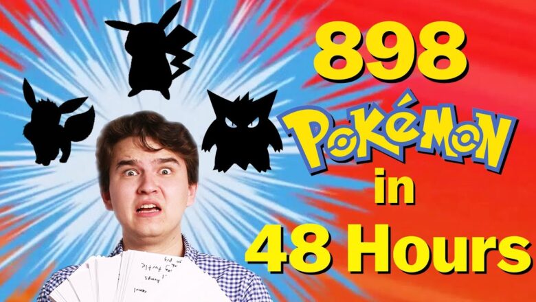 I Tried Memorizing All 898 Pokémon In 48 Hours