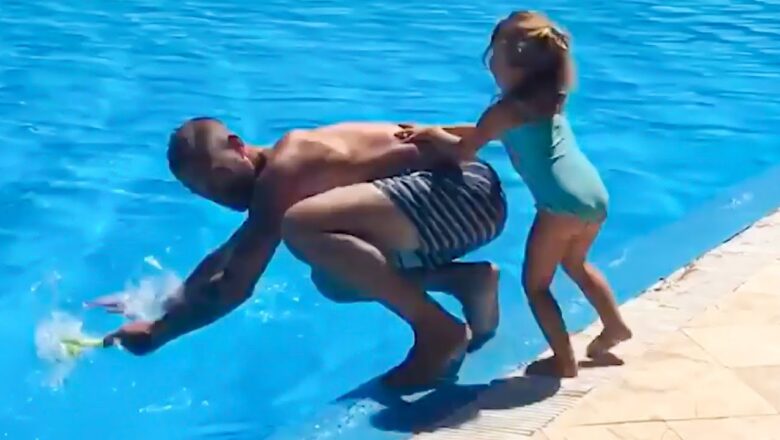 Kid Pushes Dad Into Pool | 43 Dad Fails of 2022