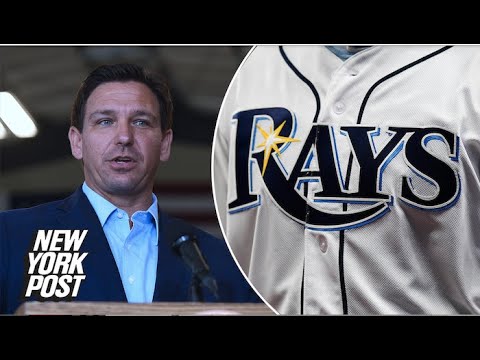 Ron DeSantis vetoes $35M Tampa Bay Rays baseball complex after gun control tweet | New York Post