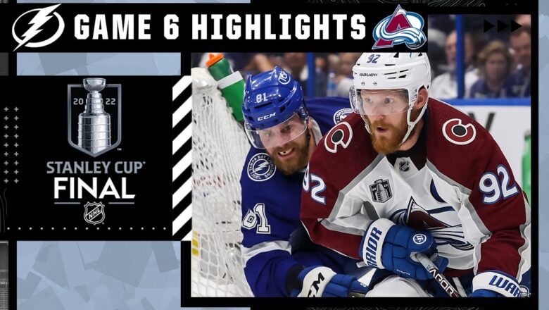 Stanley Cup Final Game 6: Colorado Avalanche vs. Tampa Bay Lightning | Full Game Highlights